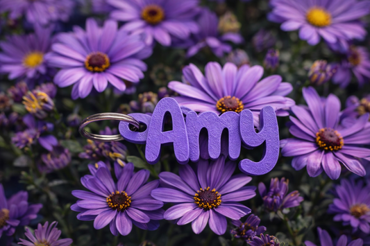 Personalized 3D Printed Name Keychain - School Bag Tag, Party Favour, Class Gift