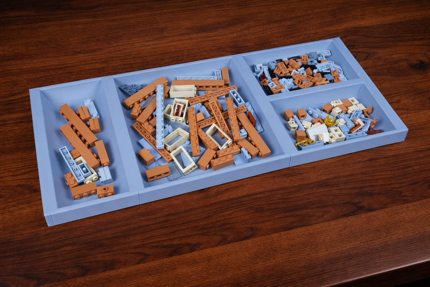 Building Bricks Sorting Tray - Multiple Colours - Lego inspired